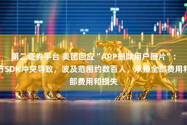 第二证券平台 美团回应“APP删除用户图片”：第三方SDK冲突导致，波及范围约数百人，承担全部费用和损失